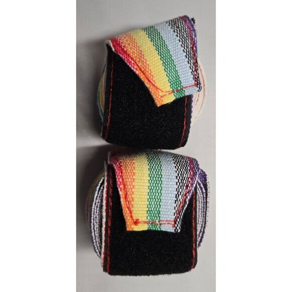 Title Boxing Club Pair of Rainbow Hand Wraps 180" in the ring boxing is life - Picture 3 of 4